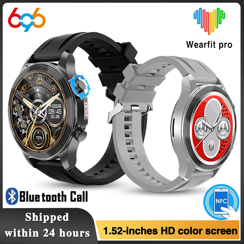 

JS19 Men Blue Tooth Call NFC Smart Watch ECG Heart Rate Voice Assistant Watches Sports Music Wireless Charge Women Smartwatch