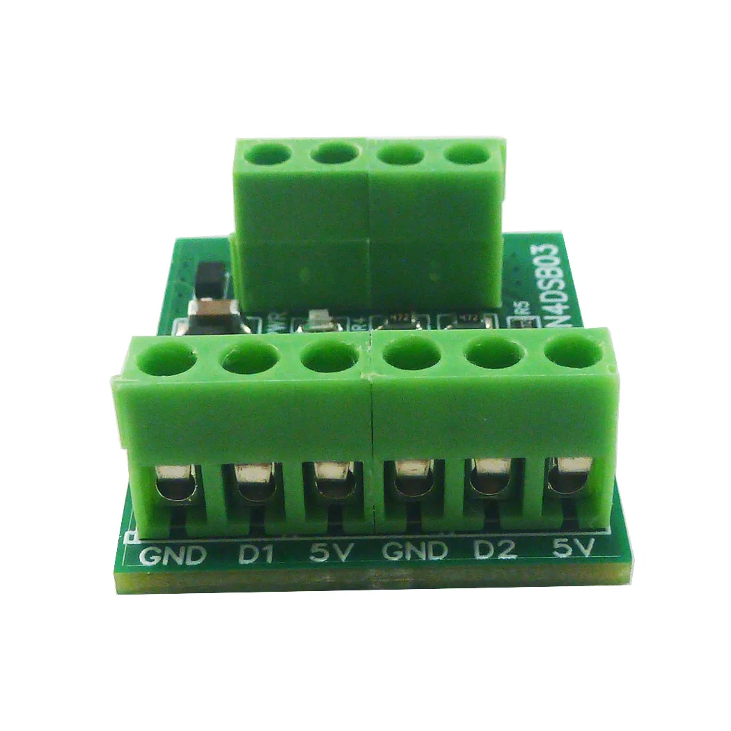 HMI PLC Аналоговый вход Модуль удаленного ввода-вывода 2CH RS485 Modbus -55 до +125C