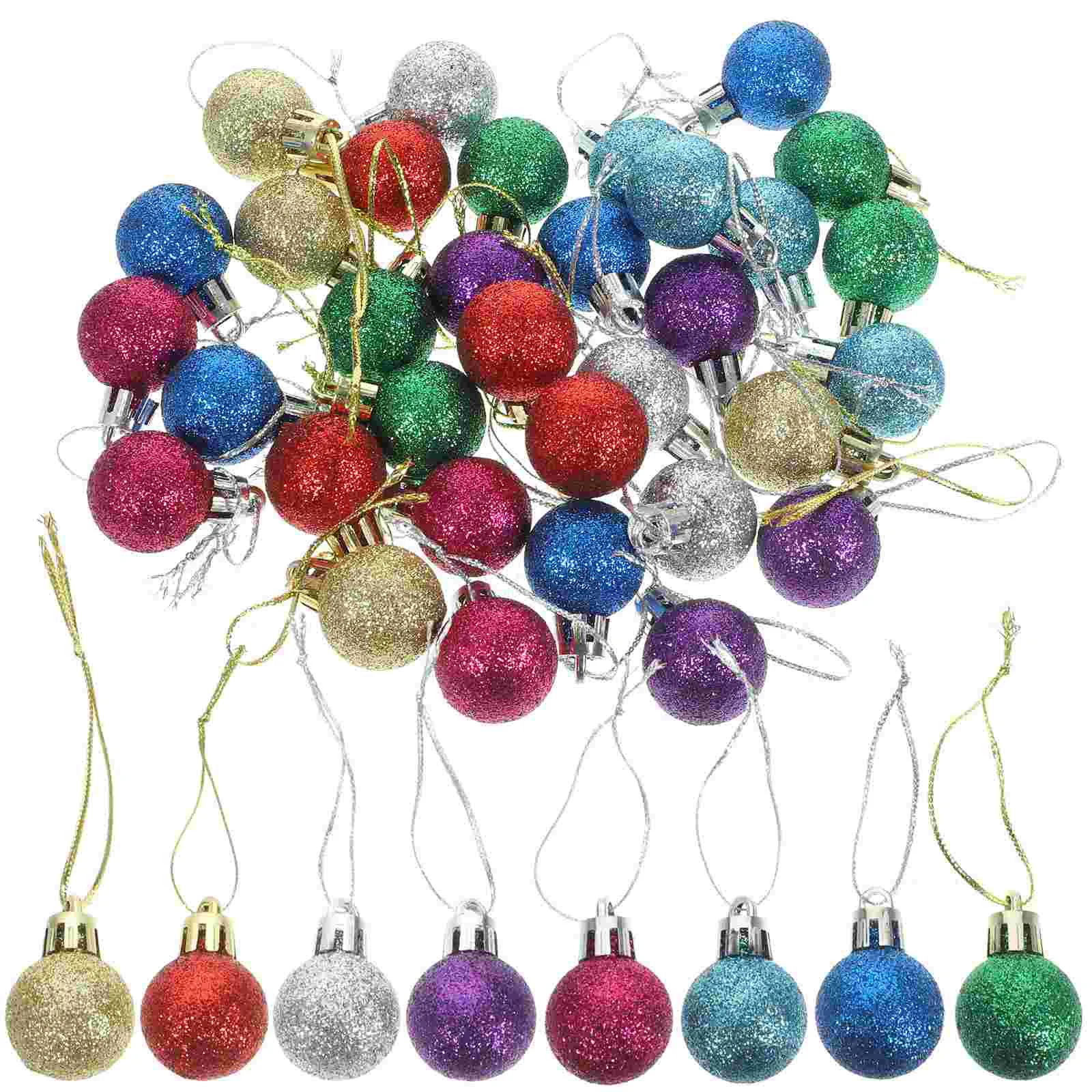 

80pcs Christmas Tree Decoration Holiday Hanging Shatterproof Balls