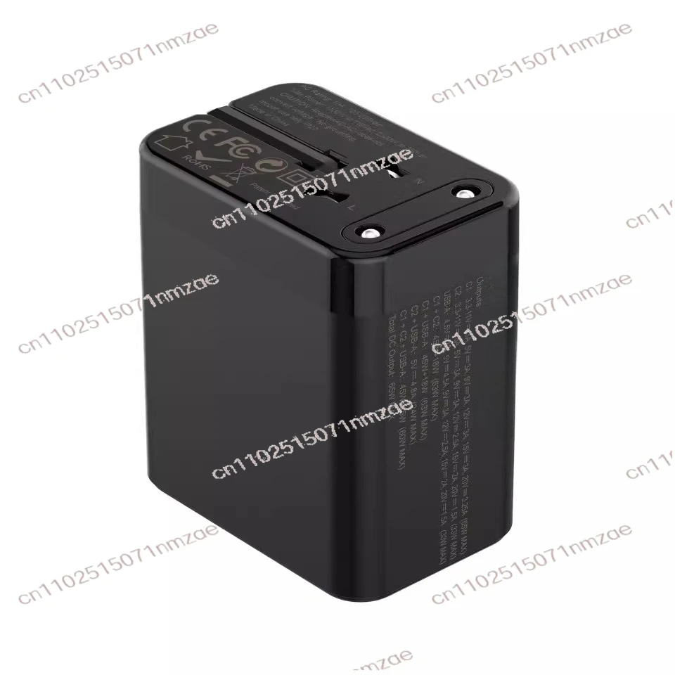 Фото Мини-зарядное устройство PD65W для сверхбыстрой зарядки с универсальным переходником для разных стран №3