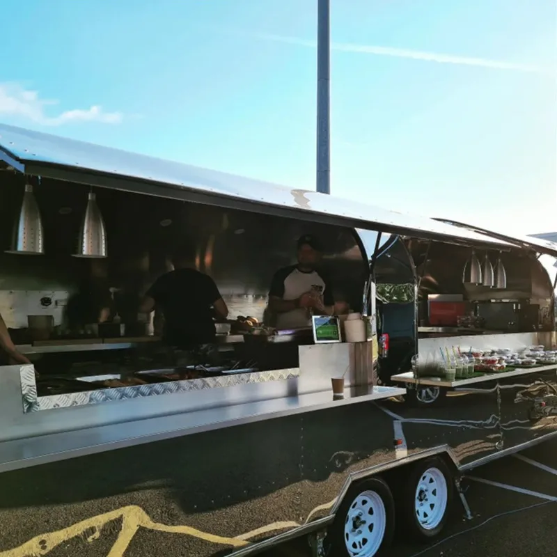 

CE Approved Food Truck with Full Kitchen Foodtruck Food Trailer Catering Trailers for Sale