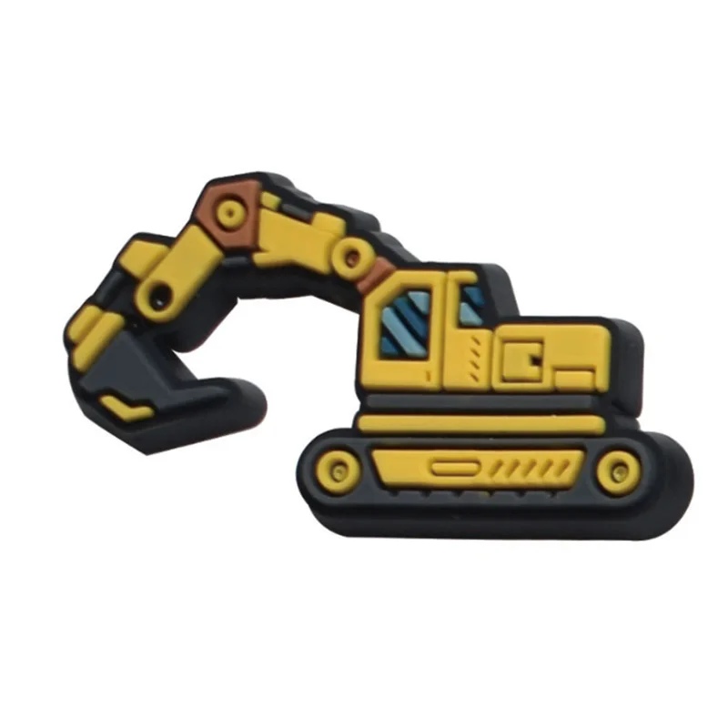 Милый кран-грузовик экскаватор подвески для обуви аксессуары сабо сандалии