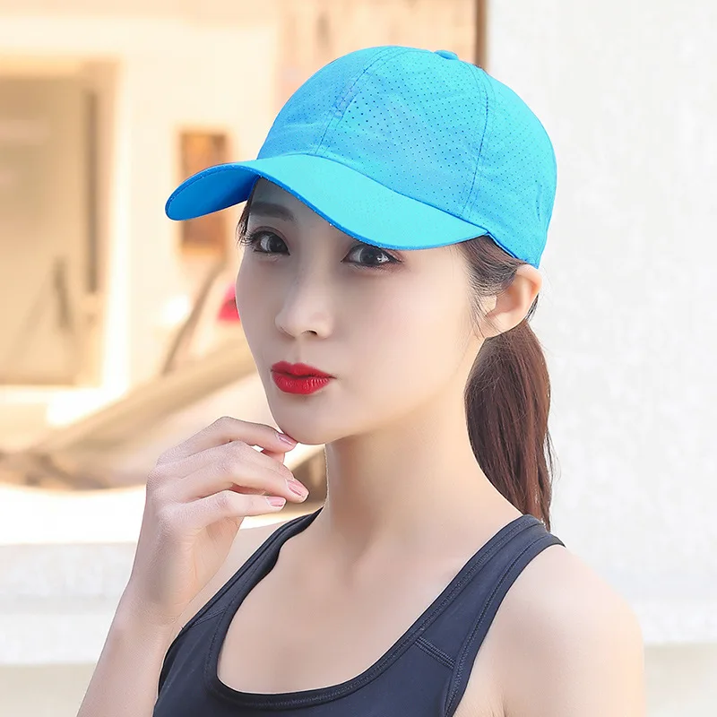 Оптовая продажа мужская и женская летняя бейсболка быстросохнущие шапки унисекс