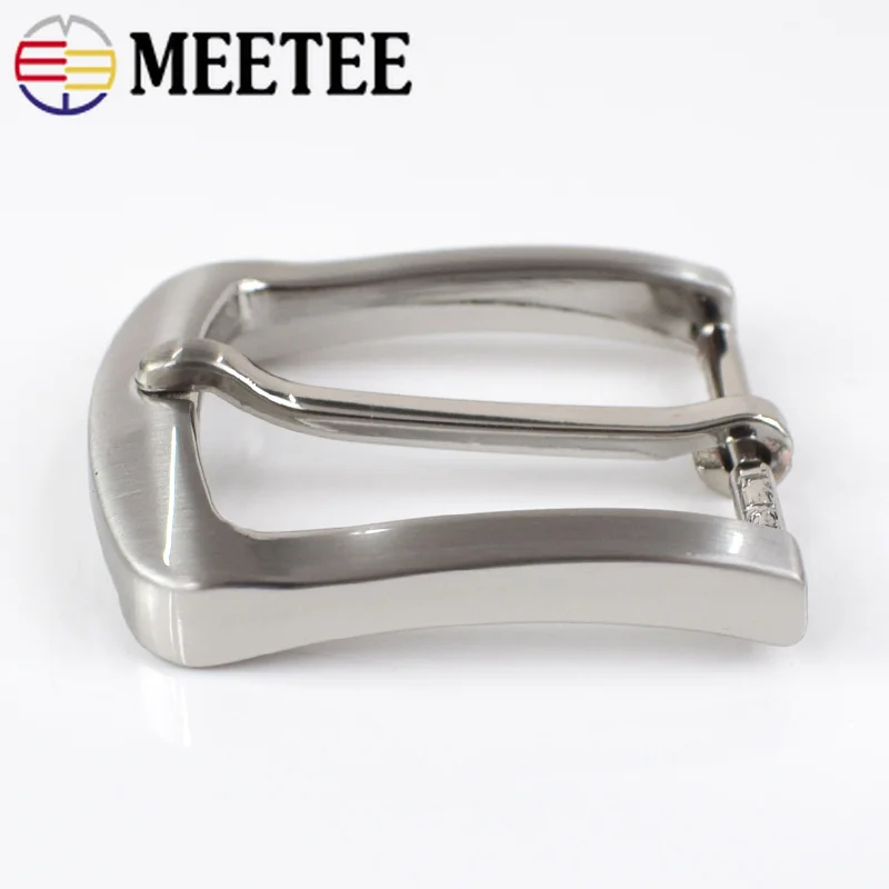 Металлическая пряжка для ремня Meetee 35 мм мужчин модные однотонные ремни пряжки с