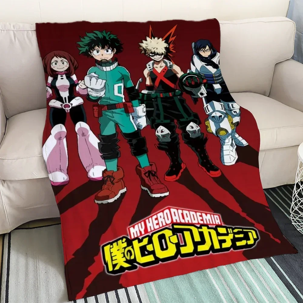 Одеяло из кораллового флиса My Hero Academy для взрослых/детей размер Queen/Twin на весну