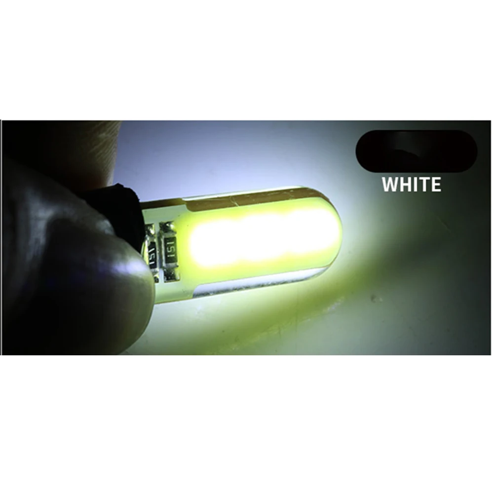 

10PCS Led T10 COB Side Light White Car Van Canbus Error Free Xenon W5W 194 Wedge