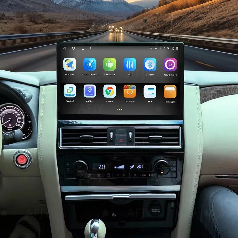 16,9-дюймовый автомобильный радиоприемник для Nissan Patrol Y62 Armada 2010-2022 с CarPlay, GPS-навигацией, мультимедиа, DVD-плеером и поддержкой Android Auto (art.: 3920db72dcf9e) - 3920db72dcf9e