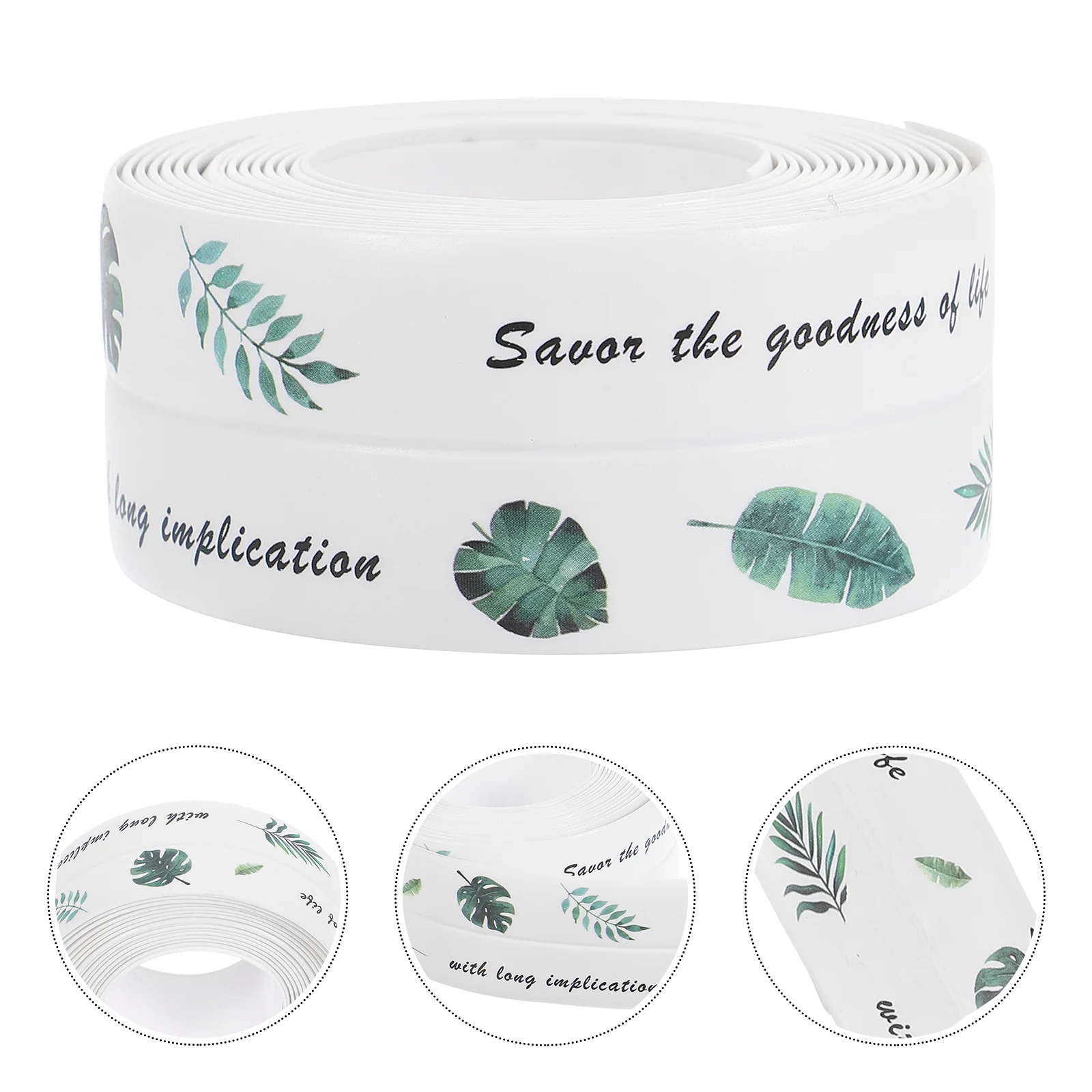 

Seam Waterproof Adhesive Tape Caulking Strip Sealant Bathroom Shower Sink Sealing Self Whiteout Tapes Bathtub Toilet Bottom