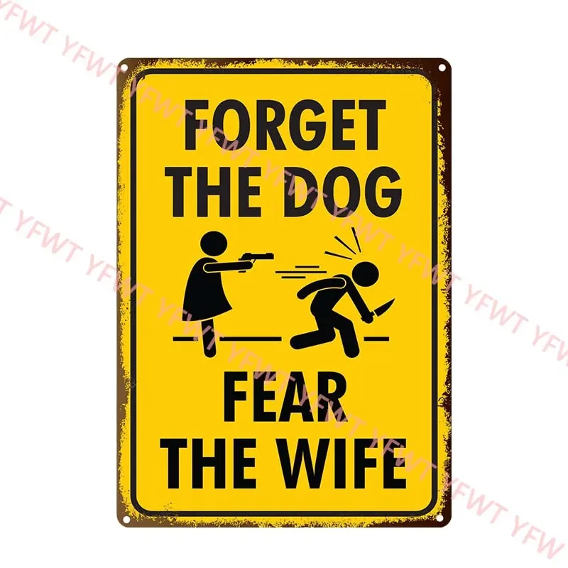 Металлическая Жестяная Вывеска Темная Опасность По Индивидуальному Заказу