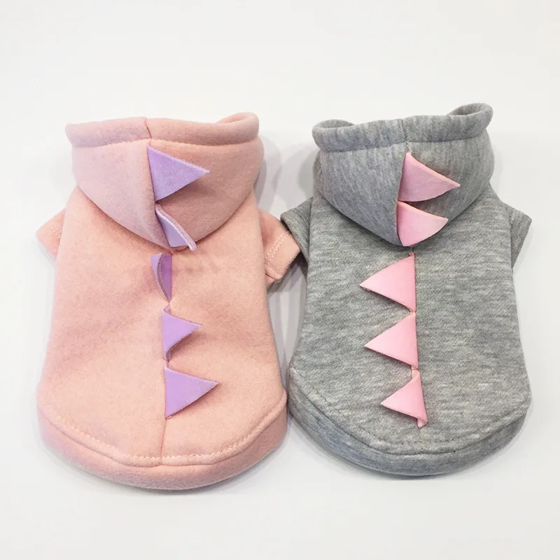 

Dog clothes winter clothes pet supplies clothing small puppies dinosaur sweatshirt thick spring and autumn small dog clothes