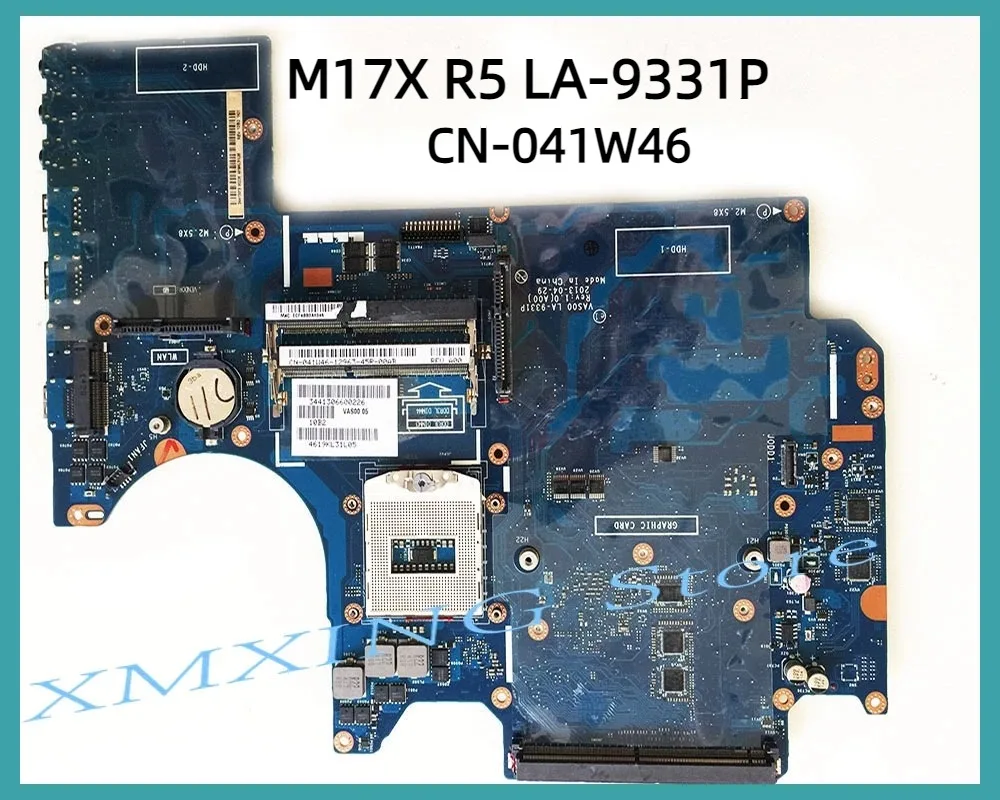 

FULCOL For DELL Alienware M17X R5 Laptop Motherboard LA-9331P CN-0GR0H2 0GR0H2 GR0H2 Tested 100% work