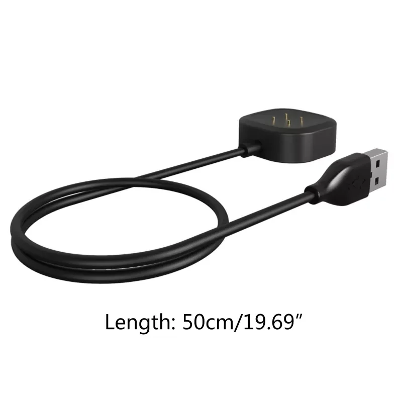 

Charging Base USB Charger Cable Dock Stand For Fitbit- Versa 3/Sense Smart Watch