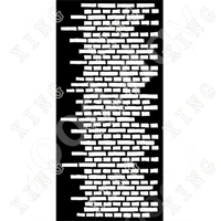 brick wall 2022 new diy embossing paper card template craft layering stencils for walls painting scrapbooking stamp album decor