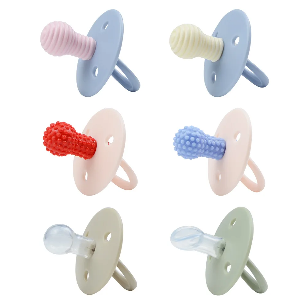 

BPA Free Liquid Silicone Baby Pacifier Super Soft Sleeping Soother Dummy Teat Baby Teether Nursing Pacifiers Kids Infant Nipples