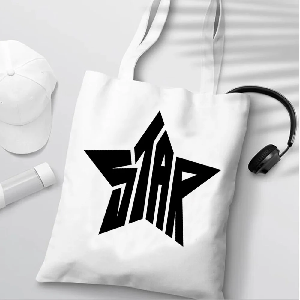 

star shopping bag handbag shopper bolsas de tela grocery bag bolsas reutilizables fabric bolsas ecologicas sacola sac tissu