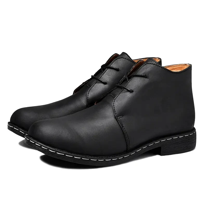 

Benboy Mens Popular Fashion Casual Outdoor Waterproof Men's Dress Shoe Men's high-quality high top leather shoes 38-47
