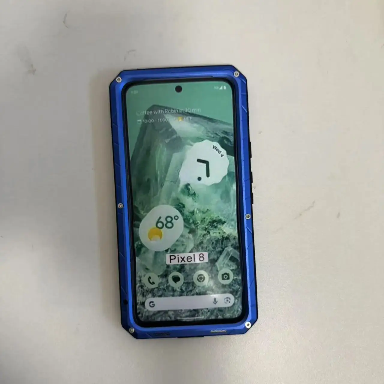 Фото Чехлы для телефонов Imatch для Google Pixel 6a 5a 7 6 4 Pro, жесткий алюминиевый металлический прочный защитный модный чехол с противоударным покрытием №4
