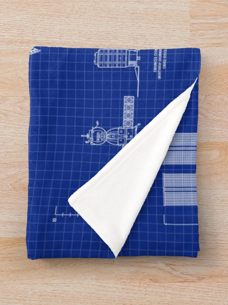 Одеяло Международная космическая станция (ISS) и транспортные средства для