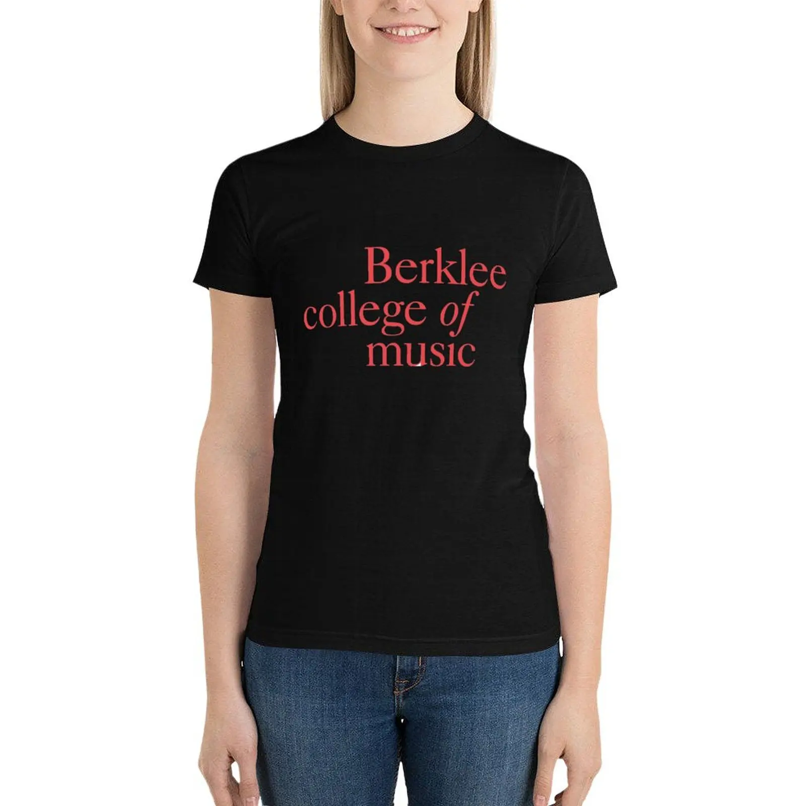 Футболки Berklee с рисунком колледжа музыки женские футболки кошки