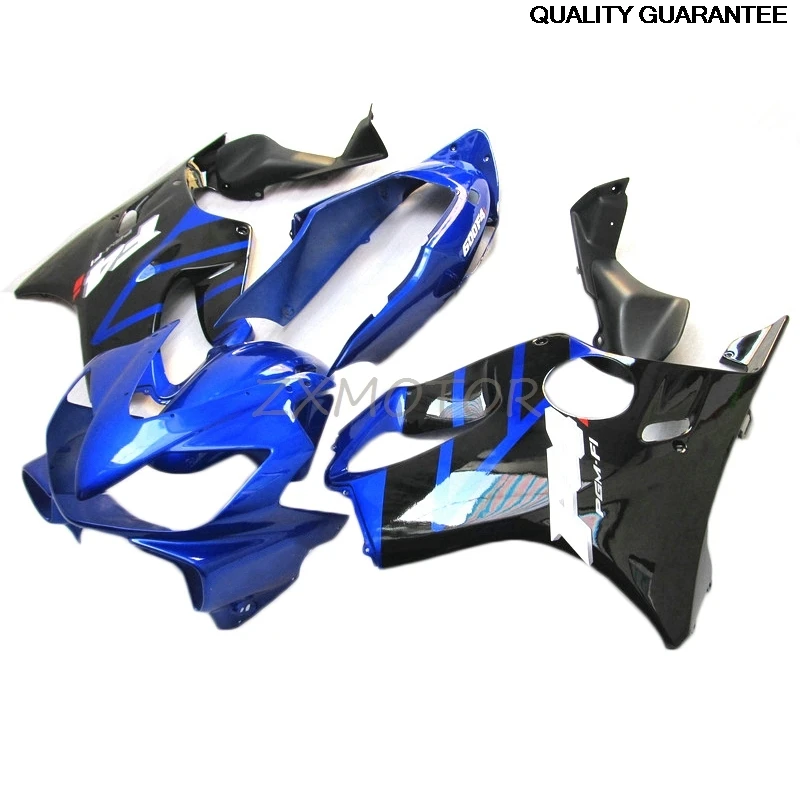 Фото Бесплатные обтекатели на заказ для комплекта обтекателей Honda CBR600 F4i 04 05 06 07, синий, черный пластик CBR600 F4i 2004 2005 2006 2007 WX33 №2