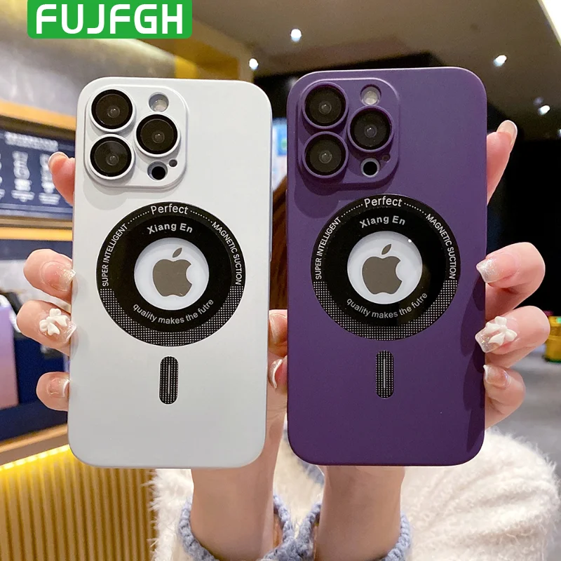 

Camera Lens Protection Case For Magsafe Magsafe Wireless Charging iPhone 14 Plus 13 Pro Max 12 11 14 Pro Phone Cover Accessories