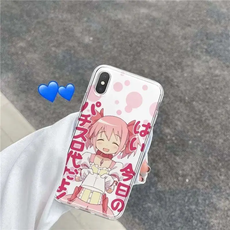 Мягкий чехол для iPhone 16 15 14 11 13 pro max 12 mini телефона с милым мультяшным аниме девочек xr
