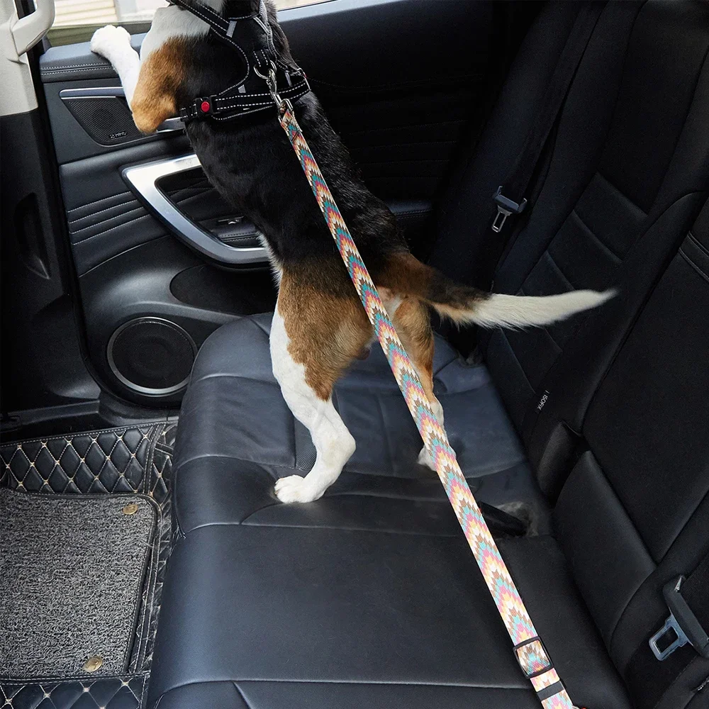 Автомобильный дорожный ремень безопасности для собак прочный нейлоновый