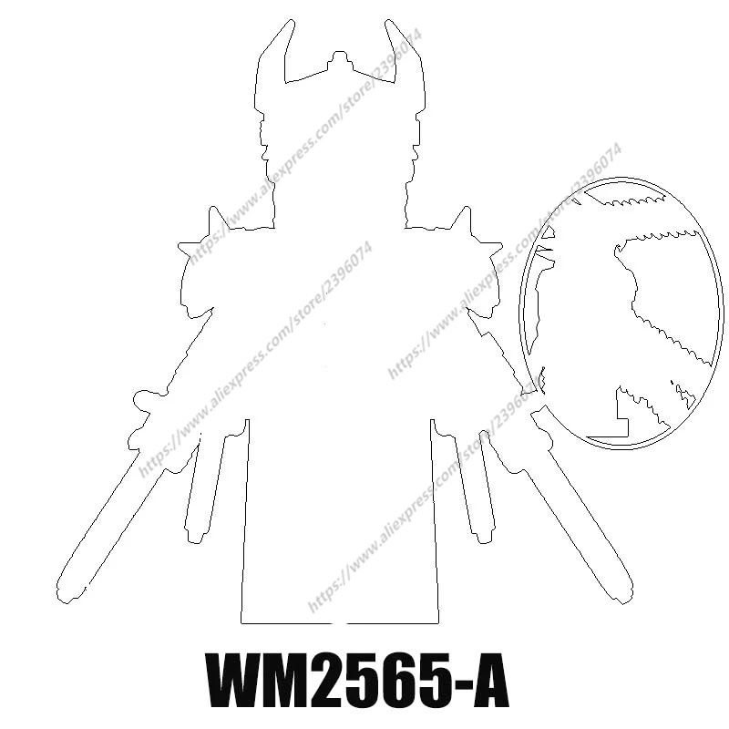 Новый фильм Хэллоуин Фигурки Строительные блоки игрушки WM6159 WM2523 WM2524 WM2525 WM2526 WM2527