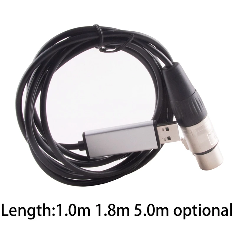 FTDI FT232RL USB TO DMX512 DMX 512 Контроллер RS485 Dongle Интерфейсный адаптер Кабель-конвертер для