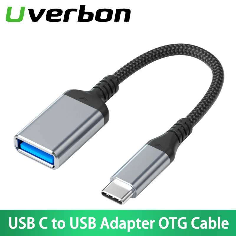 

USB C to USB OTG Cable Adapter USB Type C Male to USB 3.0 2.0 Female for Macbook Pro Samsung S20 USB C OTG Adapter