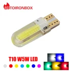 1 шт. Canbus T10 W5W 194 168 COB Светодиодная лампа белая сигнальная лампа купольная лампа для чтения номерного знака светильник для салона автомобиля светильник s Auto