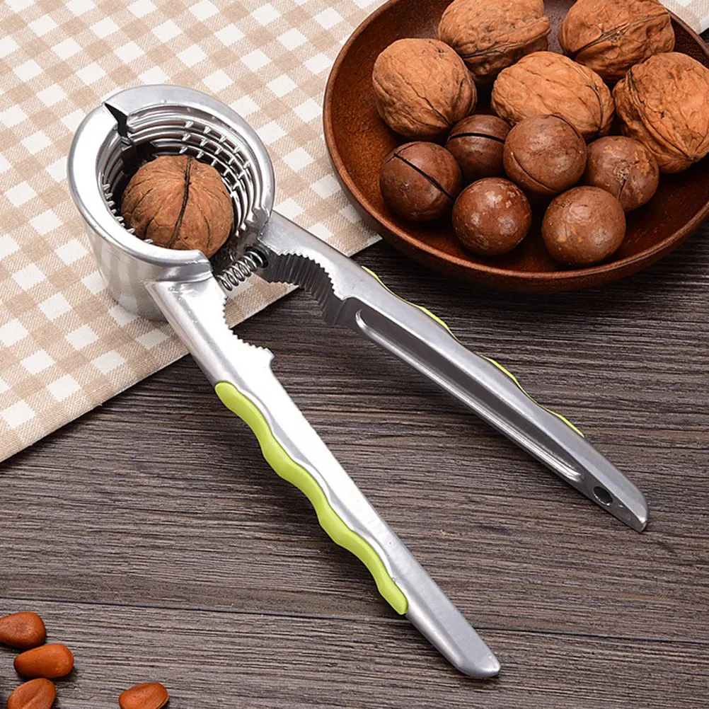 Фото Антикоррозийный ручной орехокол, нетоксичные плоскогубцы из нержавеющей стали для раскалывания грецких орехов. №4