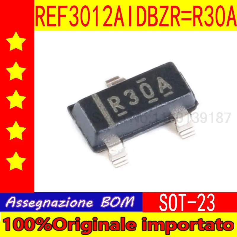 50 шт./лот REF3012AIDBZR REF3012 R30A REF3020AIDBZR REF3020 R30B REF3025AIDBZR REF3025 R30C SOT-23 напряжение