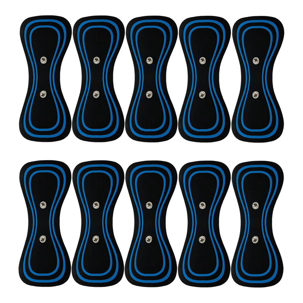 

Mini Reusable EMS Electrode Pads for Electric Neck Muscle Stimulation Massager Tens Pulse Cervical Back Pain Relief Relaxation