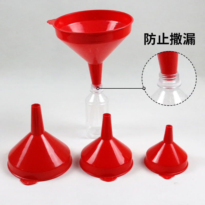 

Plastic Funnel Juice Dropper Bottles Liquid Oil Lab Filling for Canning Kitchen Tools Large Diameter Household White Hopper