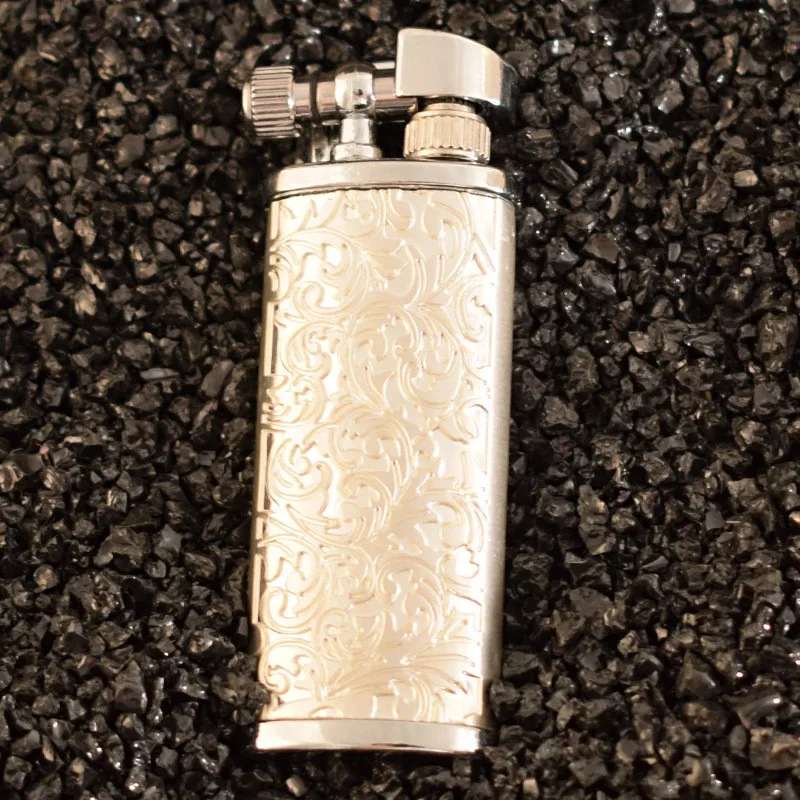 Винтажная керосиновая зажигалка с шлифовальным круглым кольцом