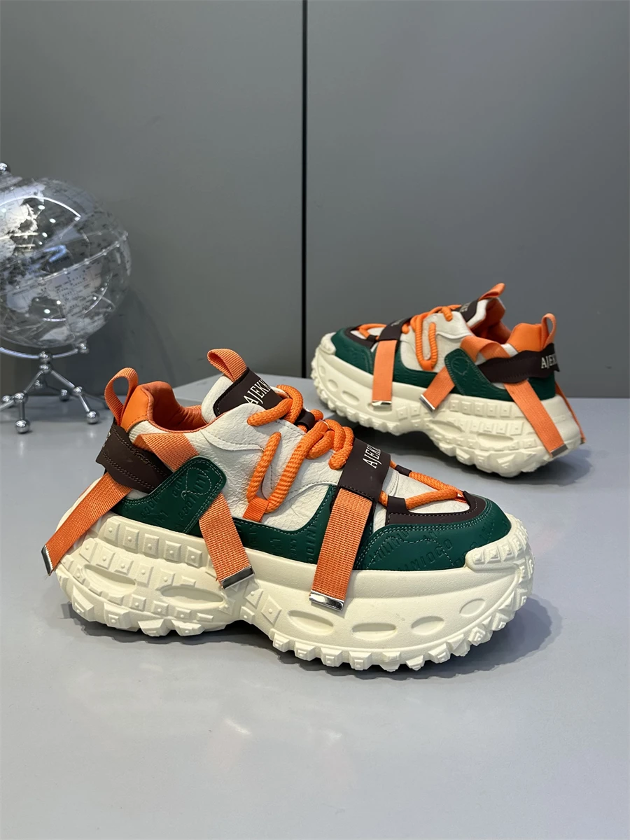 Мужская обувь для папы с подошвой Ozhouzhan осень-зима 2024 новая спортивная