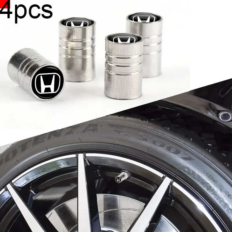 4 шт. круглых металлических шинных клапанов для стайлинга автомобилей Honda CBR300RR