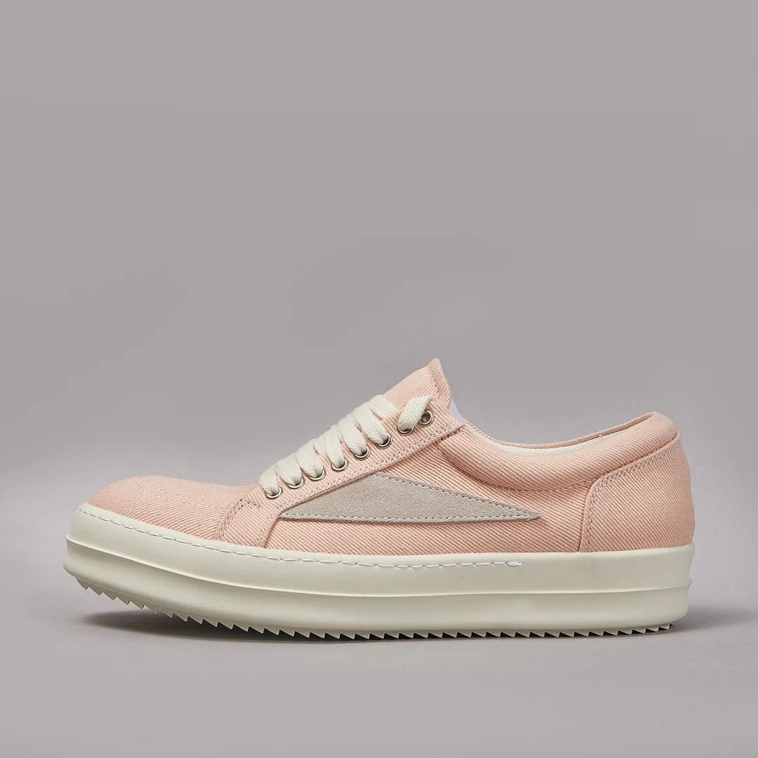 Ricks Роскошный дизайнер Owens Повседневная обувь Мужчины Грязные розовые