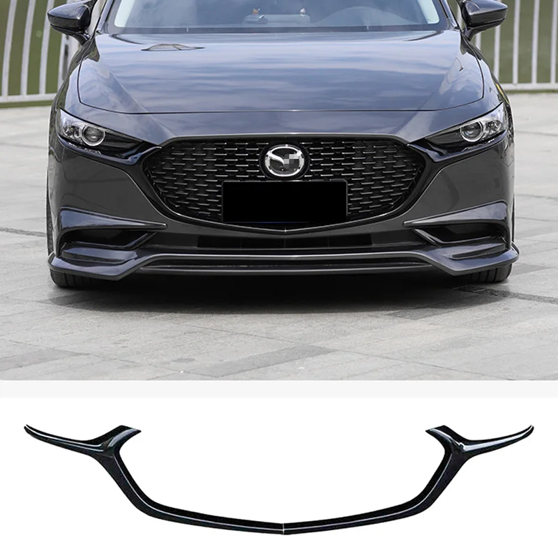 

Накладка на решетку автомобиля, рамка противотуманной фары, передний бампер, гоночные грили, накладка, аксессуары для Mazda 3 2020 2021