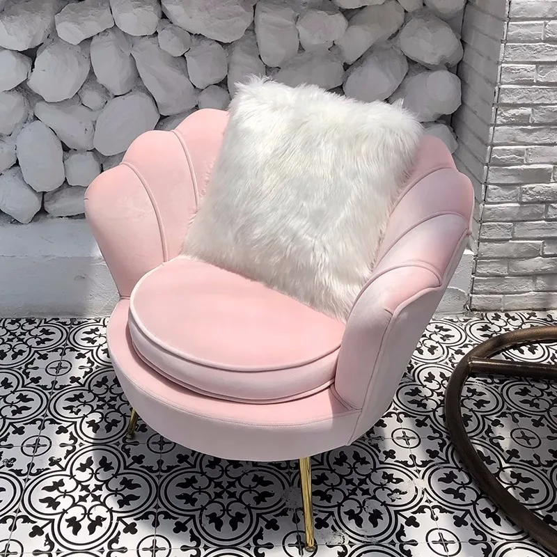 

Nordic Office Living Room Chairs Accent Lounge Bedroom Mobile Floor Chairs Arm Vanity Chaises De Salon Patio Furniture FYXP