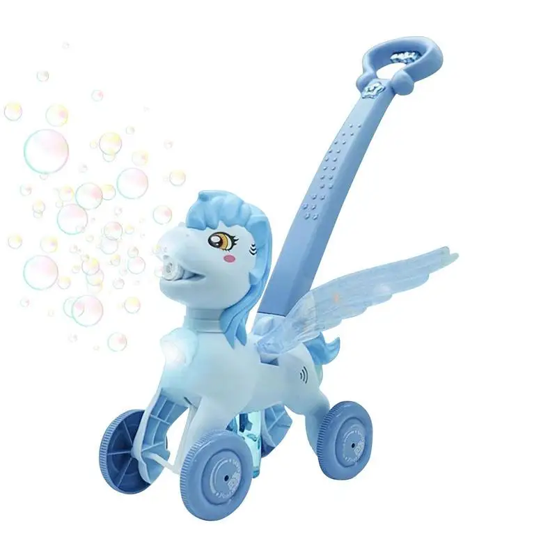 

Воздуходувка для пузырей, газонокосилка, автоматическая воздуходувка пузырьков с подсветкой, Детская уличная летняя игрушка для детей, тележка для пузырьков, игрушки для пузырьков