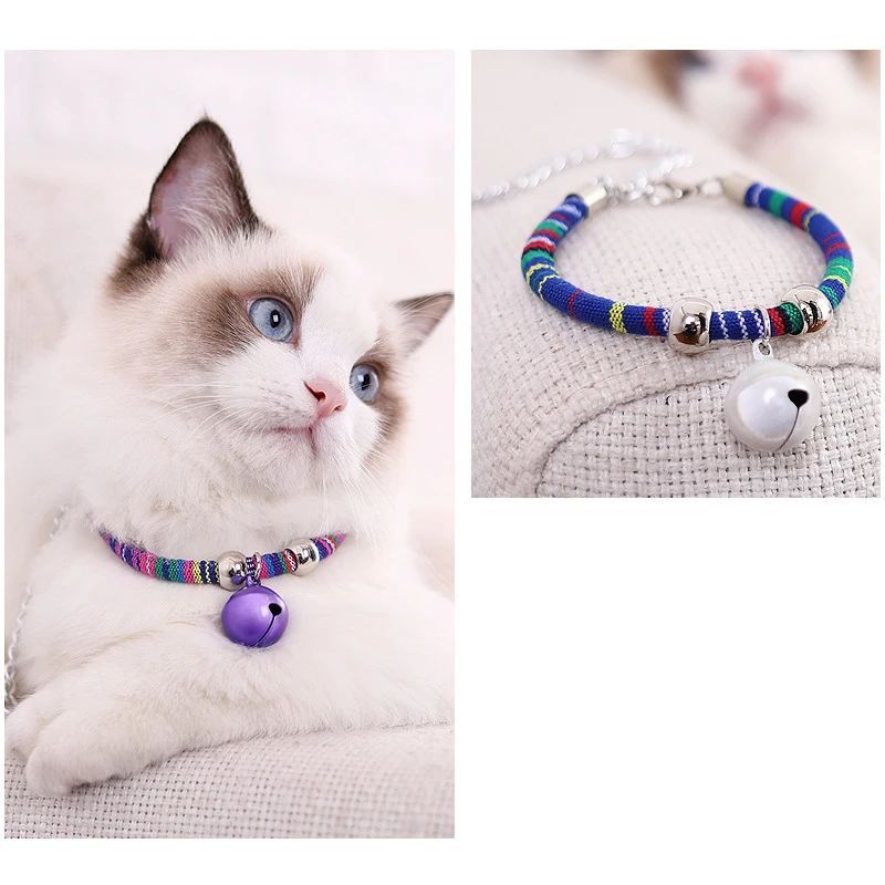 

Аксессуары для кошек, аксессуары для милых кошек, Аксессуары для кошек, регулируемая эластичная лента в японском стиле, колье с защитой от п...