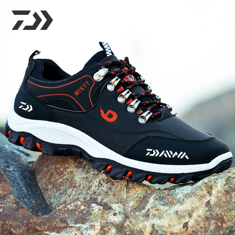 

Men's Outdoor Camouflage Hiking Shoes Waterproof Breathable Hunting Trekking Shoes Sport Climbing Sneakers Daiwa Fishing Shoes