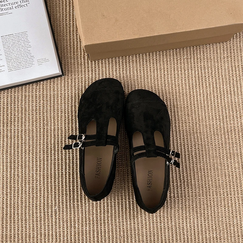 2025 дизайнерские женские туфли Мэри Джейн на плоской подошве модные брендовые