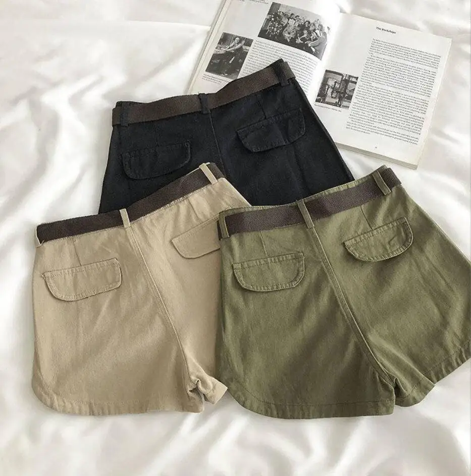 High Waisted Denim Shorts Casual Loose 