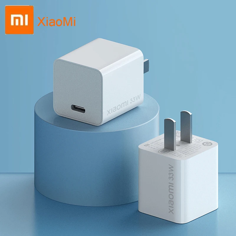 

Xiaomi Mi 33W Charger GaN for Redmi 10S K30pro for IPhone 12 / Android Fast Charging Phone Cable Type-C Portable charger