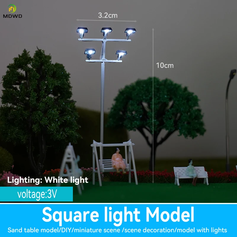 Ламповые стойки модель железной дороги светодиодный фонарный столб настенные
