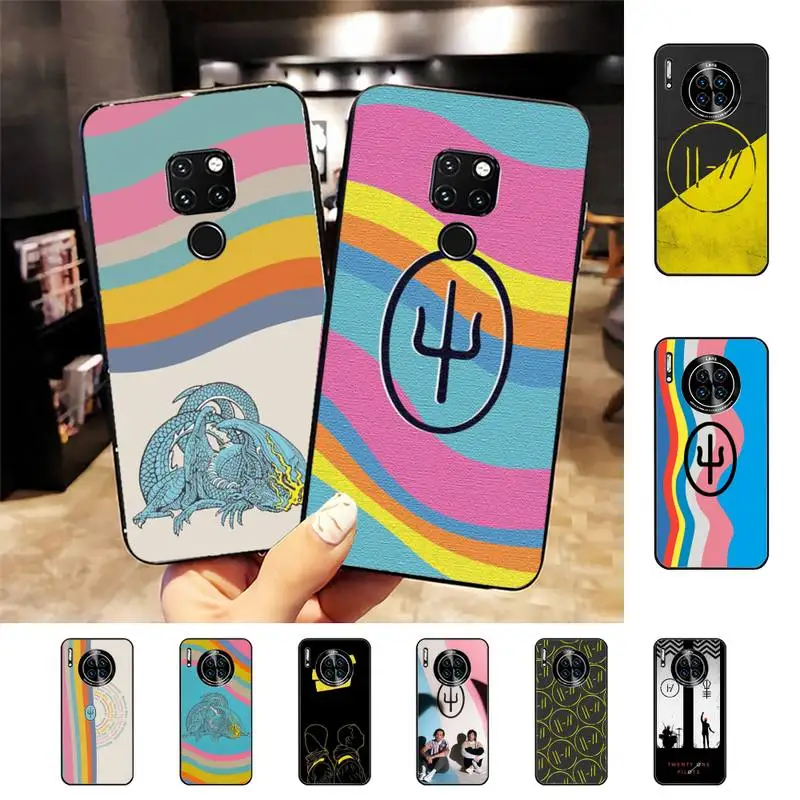 

Twenty One 21 Pilots Scaled icy Phone Case For Huawei Nova 3I 3E mate 20lite 20Pro 10lite Luxury funda case