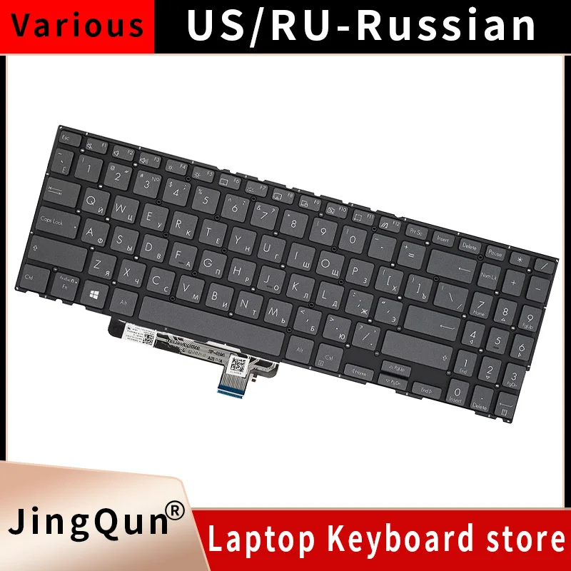 Фото Русская/британская/немецкая/французская клавиатура для ноутбука ASUS ZenBook Flip 15 UX564 UX564E UX564EH UX564EI UX564PH UX564FA UX564FD №1